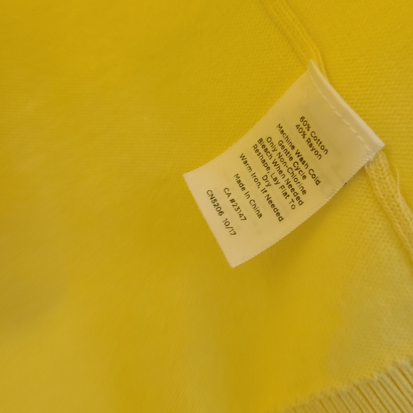 Talbots Yellow Cardigan‎ Sweater M - Picture 5 of 7